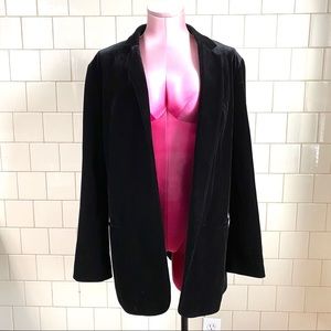 EXPRESS Velvet Boyfriend Blazer